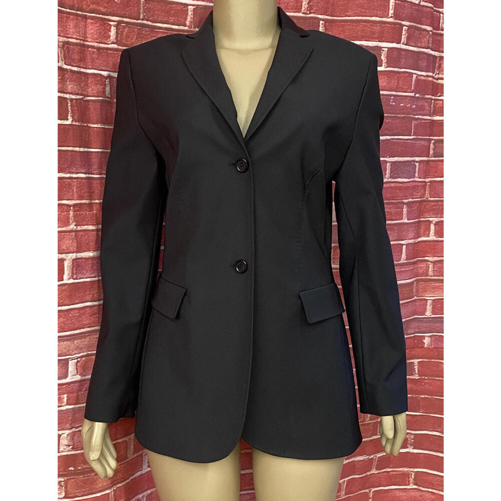 Review brand Women’s Black  Blazer Jacket Fits Size L #R2